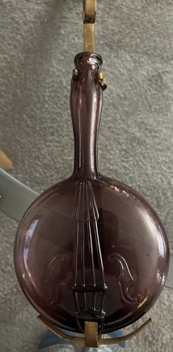 Purple blown glass with - purple,